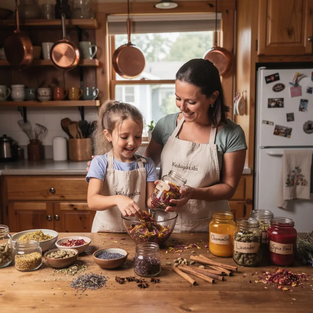 A teázás folyamatát bemutató lépésről lépésre útmutató illusztráció.