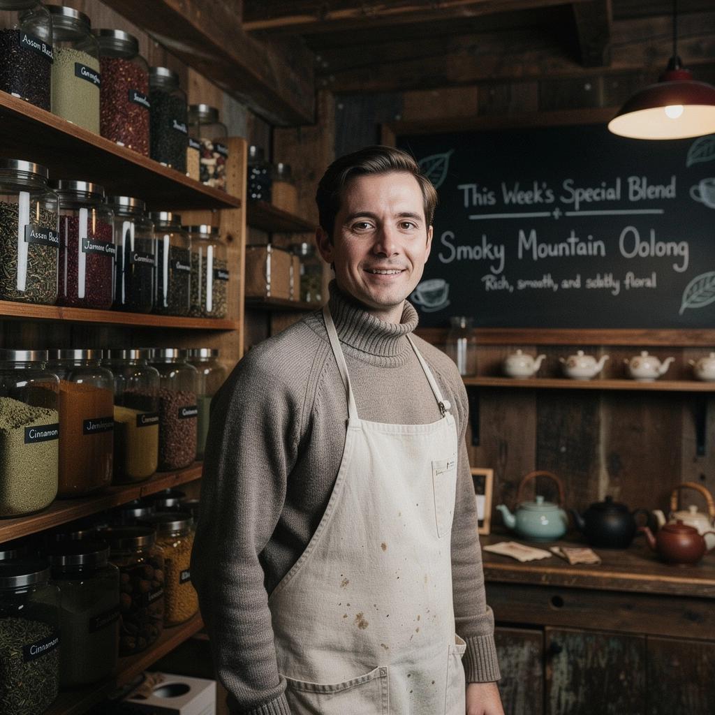 Teázás közben készült pillanatkép, ahol a barátok együtt élvezik a teát és a fűszereket.